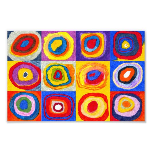 カンディンキーサークルプリント フォトプリント            (正面)