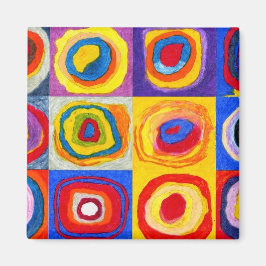 カンディンキーサークル磁石 マグネット (正面)