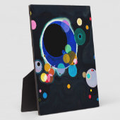 カンディンスキーいくつかのサークルのアートワーク フォトプラーク (側面)