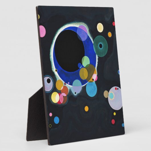 カンディンスキーいくつかのサークルのアートワーク フォトプラーク (側面)