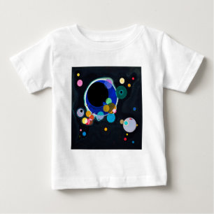 カンディンスキーいくつかのサークルのアートワーク ベビーTシャツ