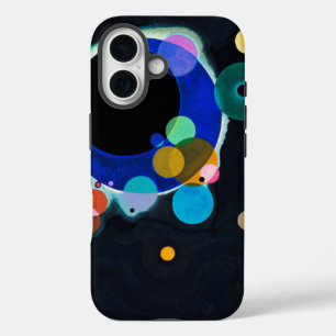 カンディンスキーいくつかのサークルのアートワーク iPhone 16ケース