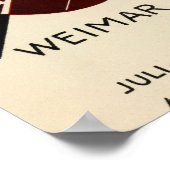 カンディンスキーによるバウハウス展のはがき ポスター (角)