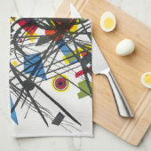 カンディンスキーによるヴィエルテバウハウスマップス用リトグラフ キッチンタオル (四つ折り)