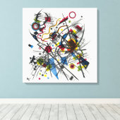 カンディンスキーによるヴィエルテバウハウスマップス用リトグラフ キャンバスプリント (インサイチュ (ウッドフロア))