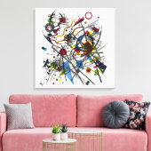 カンディンスキーによるヴィエルテバウハウスマップス用リトグラフ キャンバスプリント (インサイチュ (リビング))