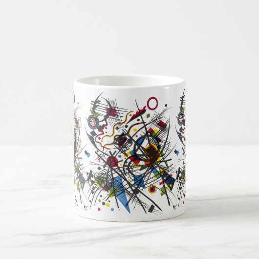 カンディンスキーによるヴィエルテバウハウスマップス用リトグラフ コーヒーマグカップ (中央)