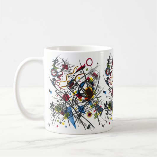 カンディンスキーによるヴィエルテバウハウスマップス用リトグラフ コーヒーマグカップ (左)