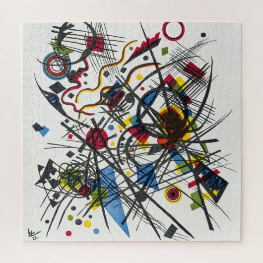 カンディンスキーによるヴィエルテバウハウスマップス用リトグラフ ジグソーパズル (縦)