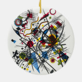 カンディンスキーによるヴィエルテバウハウスマップス用リトグラフ セラミックオーナメント (裏面)