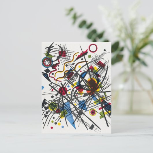 カンディンスキーによるヴィエルテバウハウスマップス用リトグラフ ポストカード (スタンド正面)