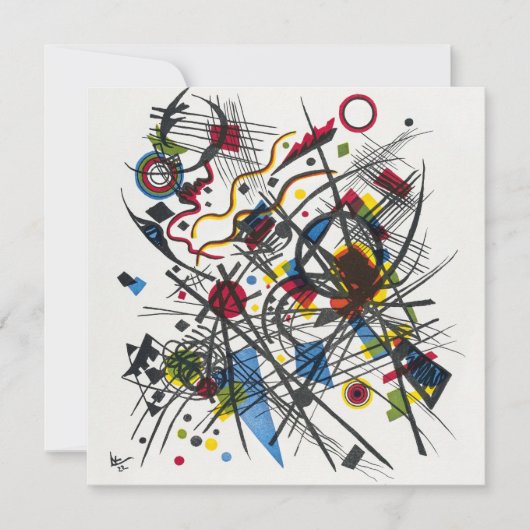 カンディンスキーによるヴィエルテバウハウスマップス用リトグラフ 招待状 (正面)