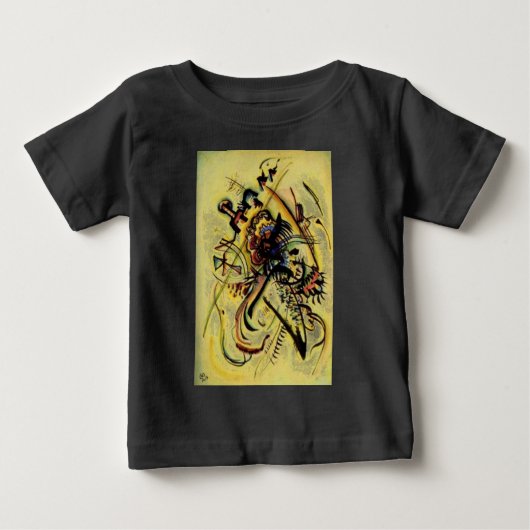 カンディンスキーによる未知の声へ ベビーTシャツ (正面)