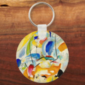 「カンディンスキーによる海戦の絵（1913）」 キーホルダー (正面)