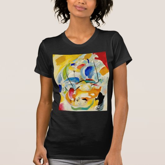 「カンディンスキーによる海戦の絵（1913）」 Tシャツ (正面)