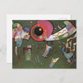 カンディンスキーのまわりにザ・サークル ポストカード (正面/裏面)