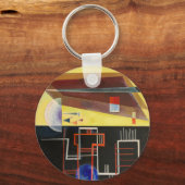 カンディンスキーのインナー・アライアンス・抽象芸術・アートワーク キーホルダー (正面)