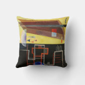 カンディンスキーのインナー・アライアンス・抽象芸術・アートワーク クッション (裏面)