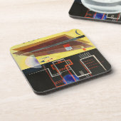 カンディンスキーのインナー・アライアンス・抽象芸術・アートワーク コースター (左側)