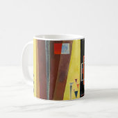 カンディンスキーのインナー・アライアンス・抽象芸術・アートワーク コーヒーマグカップ (正面左)