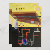 カンディンスキーのインナー・アライアンス・抽象芸術・アートワーク シーズンカード (正面/裏面)