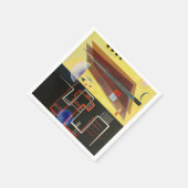 カンディンスキーのインナー・アライアンス・抽象芸術・アートワーク スタンダードカクテルナプキン (角)