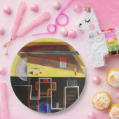 カンディンスキーのインナー・アライアンス・抽象芸術・アートワーク ペーパープレート (パーティー)