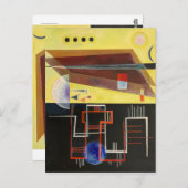 カンディンスキーのインナー・アライアンス・抽象芸術・アートワーク ポストカード (正面/裏面)