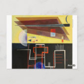 カンディンスキーのインナー・アライアンス・抽象芸術・アートワーク ポストカード (裏面)