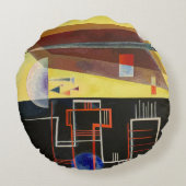 カンディンスキーのインナー・アライアンス・抽象芸術・アートワーク ラウンドクッション (裏面)