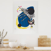 カンディンスキーのクライネ・ウェルテンII ポスター (キッチン)