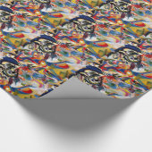 カンディンスキーのコンポジション抽象芸術アートワーク ラッピングペーパー (角)