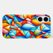 カンディンスキーのスタイルの抽象的なアヴァンギャルドテーマのカバー Case-Mate iPhoneケース (裏面 (横))