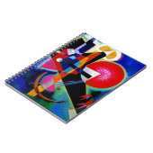 カンディンスキーのブルー抽象芸術絵画ズ ノートブック (左側)