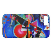 カンディンスキーのブルー抽象芸術絵画ズ Case-Mate iPhoneケース (裏面(横))