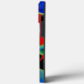 カンディンスキーのブルー抽象芸術絵画ズ Case-Mate iPhoneケース (裏面 / 左)