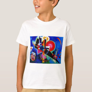 カンディンスキーのブルー抽象芸術絵画ズ Tシャツ