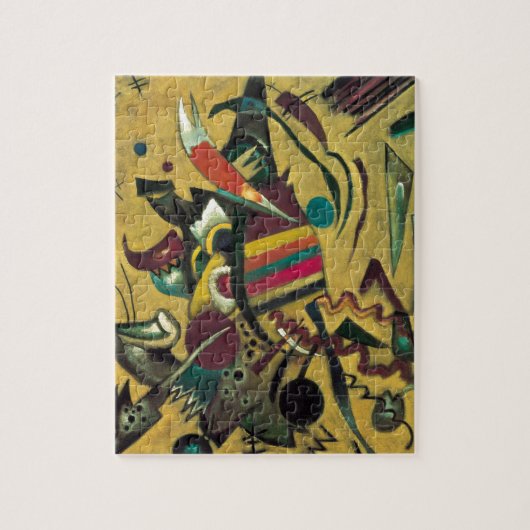 カンディンスキーのポイント抽象芸術絵画キャンバス ジグソーパズル (縦)