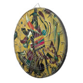 カンディンスキーのポイント抽象芸術絵画キャンバス ダーツボード (正面右)