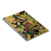 カンディンスキーのポイント抽象芸術絵画キャンバス ノートブック (右側)