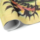 カンディンスキーのポイント抽象芸術絵画キャンバス ラッピングペーパー (ロールコーナー)