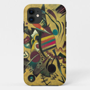 カンディンスキーのポイント抽象芸術絵画キャンバス iPhone 11 ケース