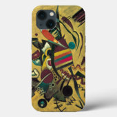 カンディンスキーのポイント抽象芸術絵画キャンバス Case-Mate iPhoneケース (裏面)