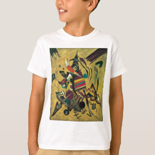 カンディンスキーのポイント抽象芸術絵画キャンバス Tシャツ