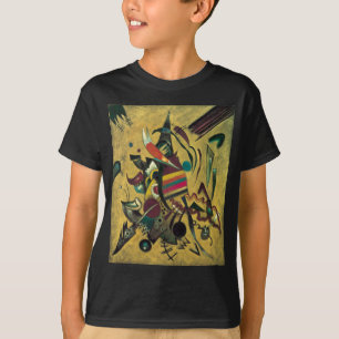 カンディンスキーのポイント抽象芸術絵画キャンバス Tシャツ