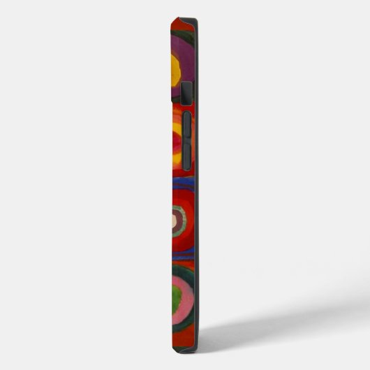 カンディンスキーの四角と円が入ったiPhoneケース Case-Mate iPhoneケース (裏面 / 左)