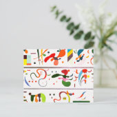 カンディンスキーの後継はがき ポストカード (スタンド正面)