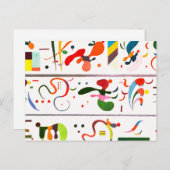 カンディンスキーの後継はがき ポストカード (正面/裏面)