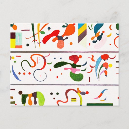 カンディンスキーの後継はがき ポストカード (正面)