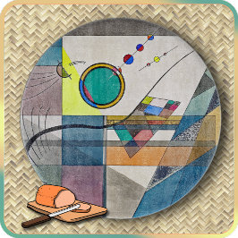 カンディンスキーの抽象画「グリーン」をプリントしたカッティングボード カッティングボード